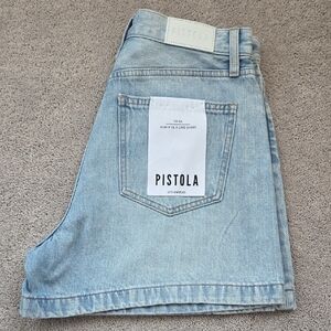Pistola Saige High Rise A-Line Short Size 27 Berkley